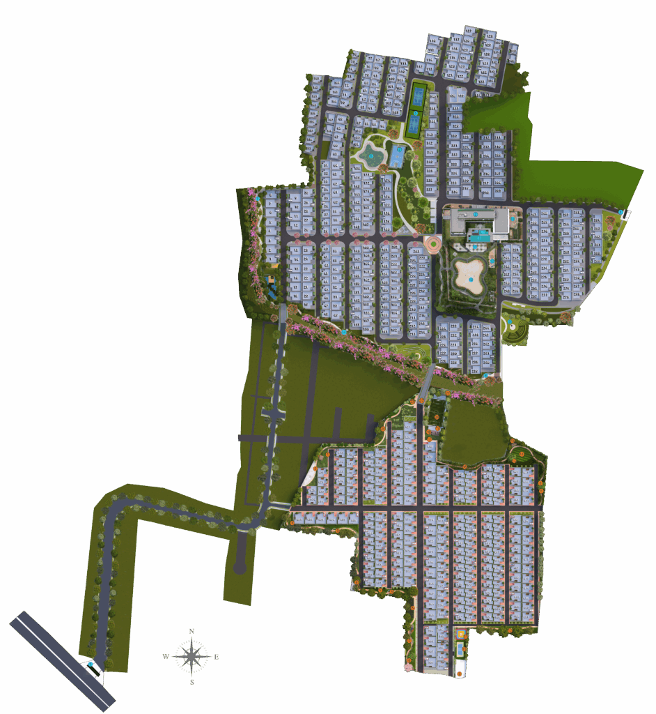 Ellegenza Purple Crest site master plan