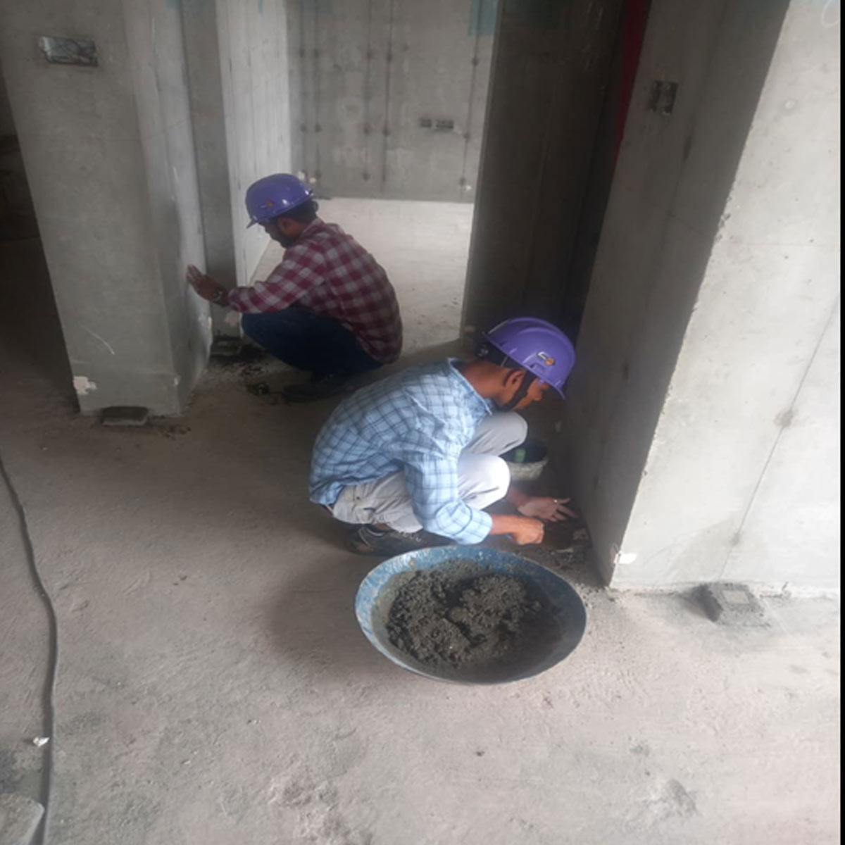 May 7, 2026 Button Marking For Screed Concrete
