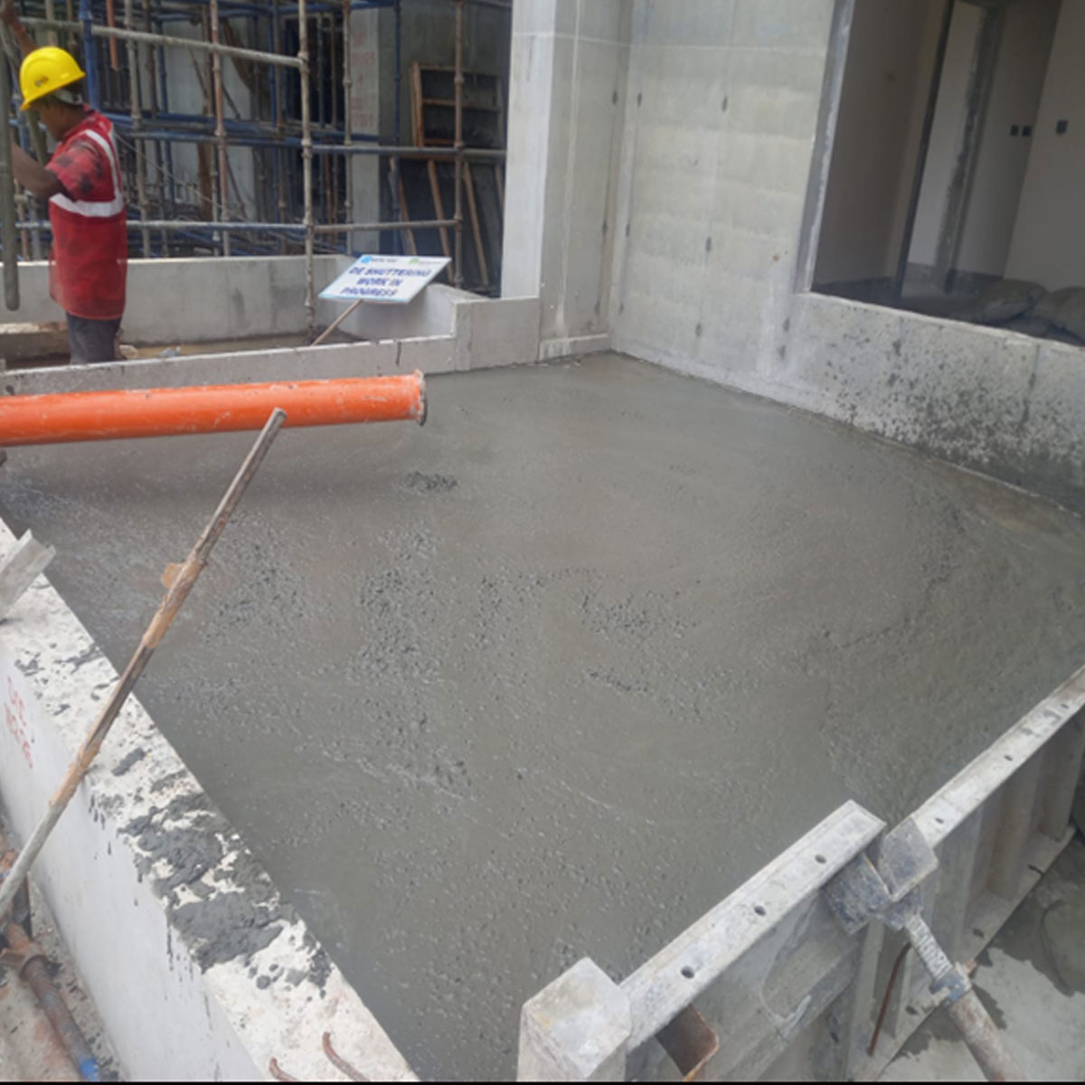 May 7, 2026 Foundation Concrete Works For Passenger Hoist