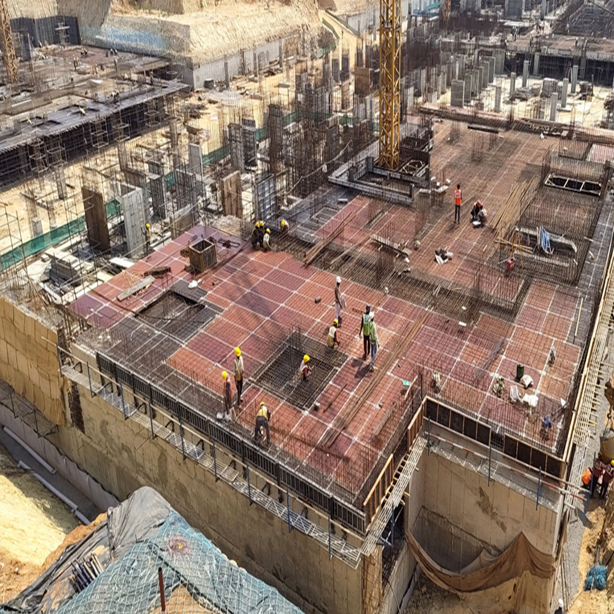 May 7, 2026 Ground Floor Slab Shuttering & Rebar Works