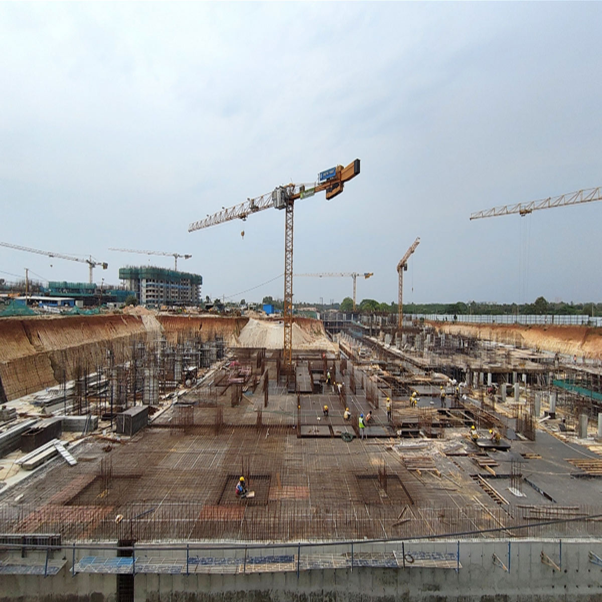 May 7, 2026 POUR-01 GROUND TO UPPER GROUND WALL SHUTTERING WORKS IN PROGRESS