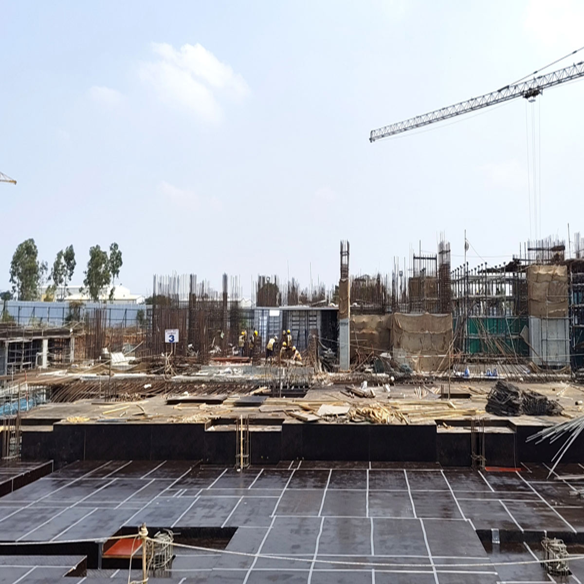 May 7, 2026 POUR-02- GF TO 1ST FLOOR RC WALL REBAR & SHUTTERING WORKS