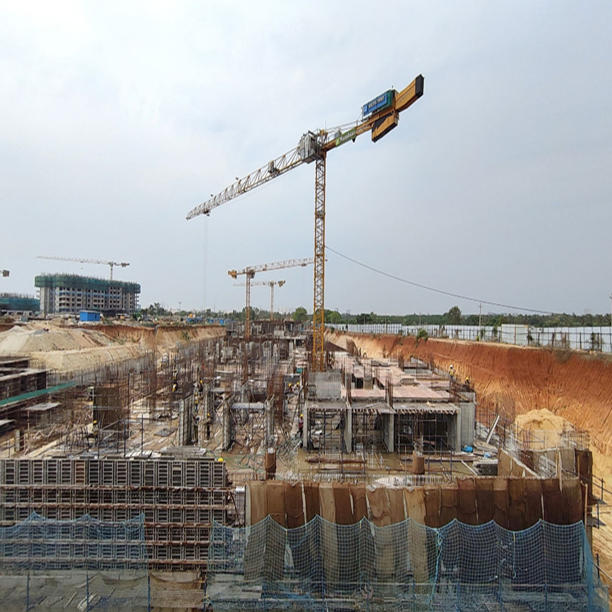May 7, 2026 Pour-01 Ground To Upper Ground Wall Shuttering Works In Progress