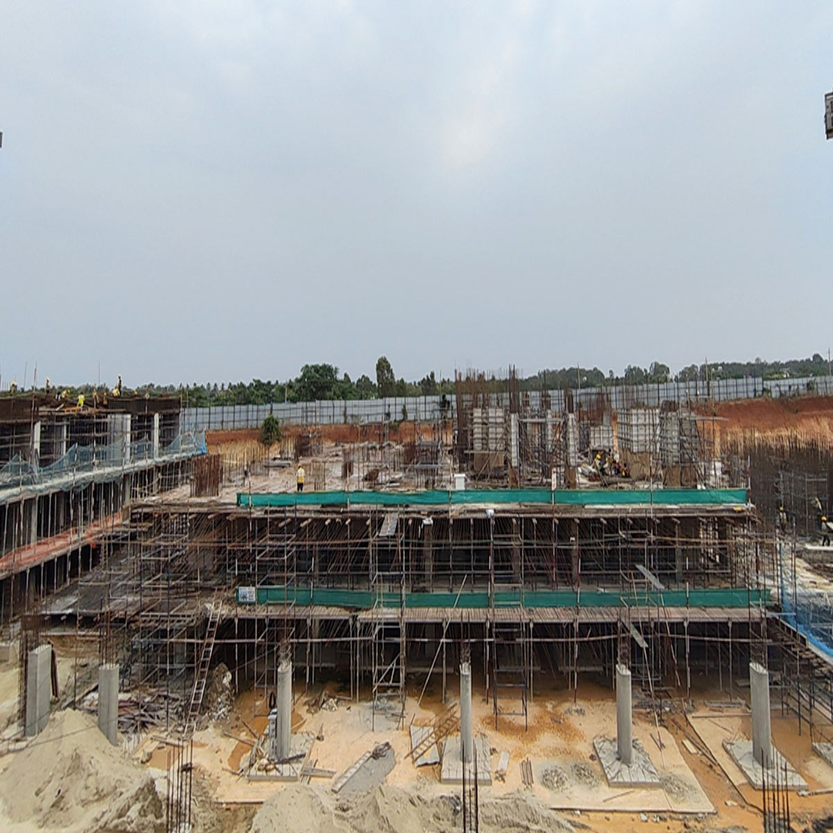 May 7, 2026 Pour-02 Ground Floor Slab Curing Works In Progress