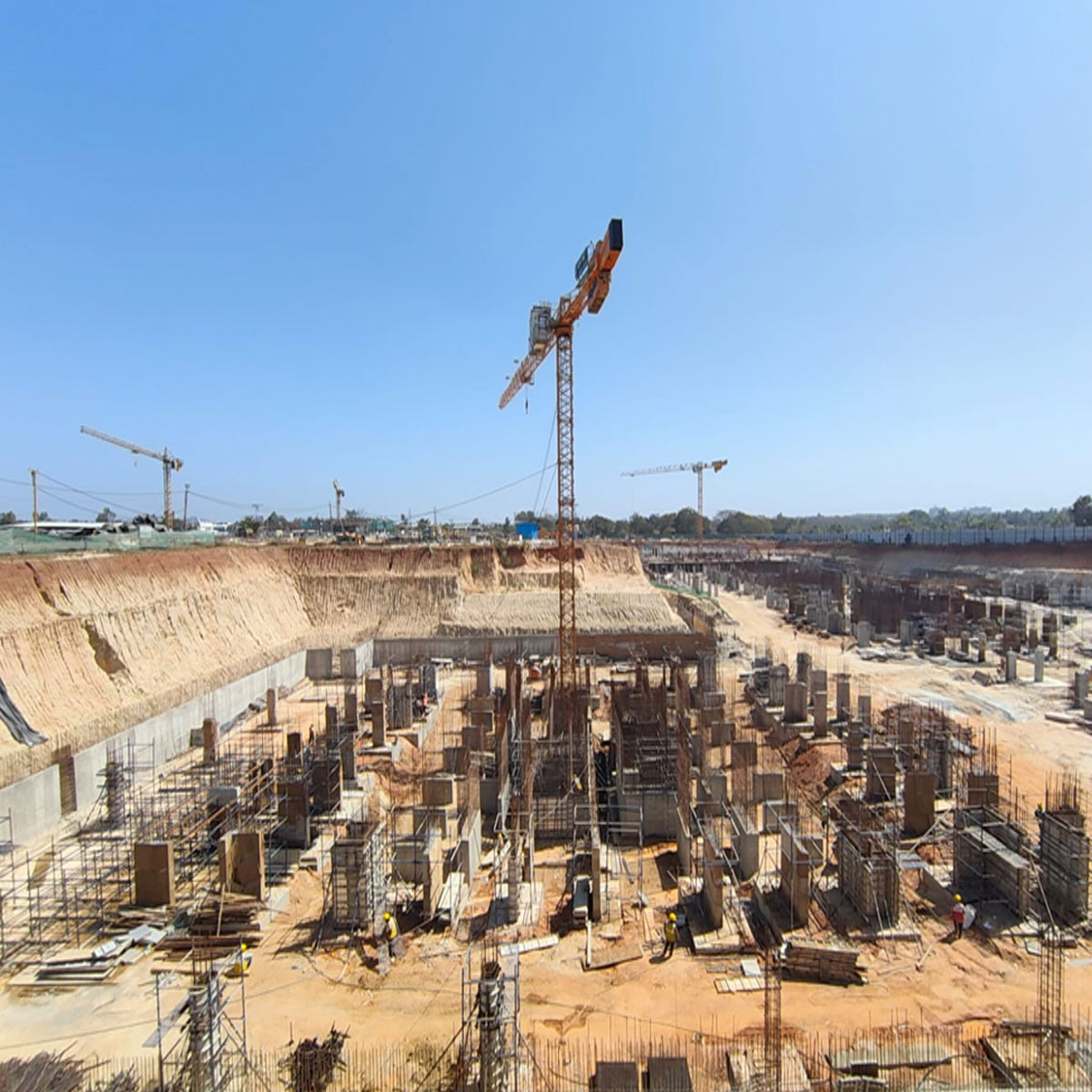 May 7, 2026 Tower 07 Shear Wall Casting Works In Progress