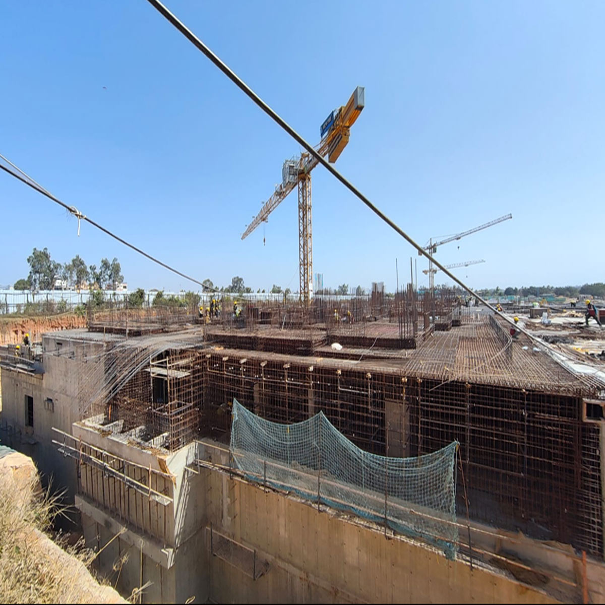 May 7, 2026Tower-1-Ground-Floor-Slab-Shuttering-&-Rebar-Works