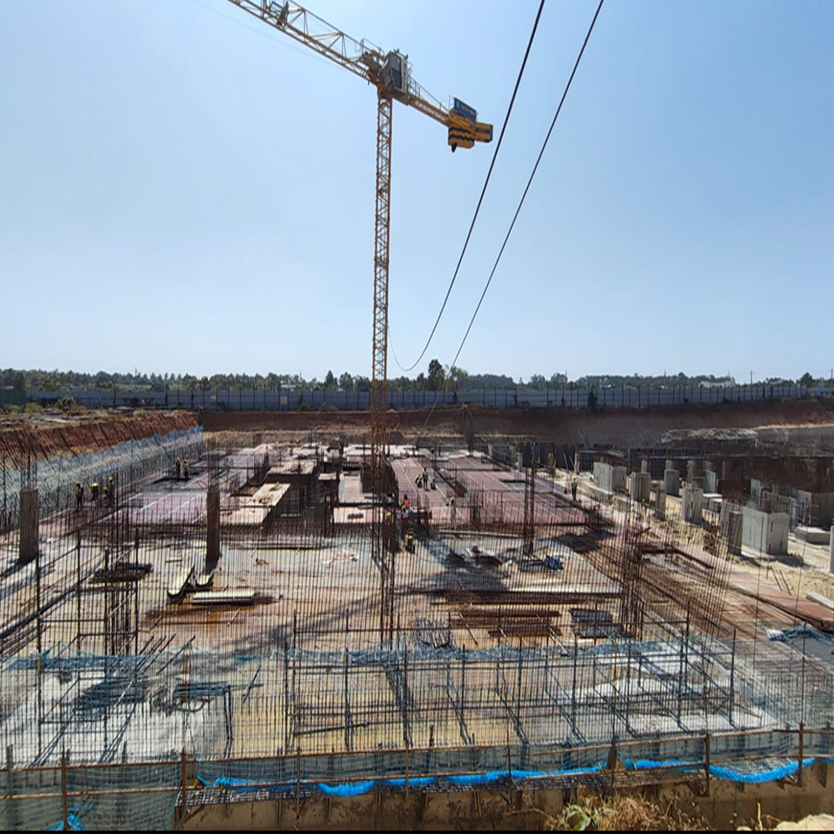 May 7, 2026 Tower-12 Lower Basement-Roof Slab Shuttering & Rebar Works