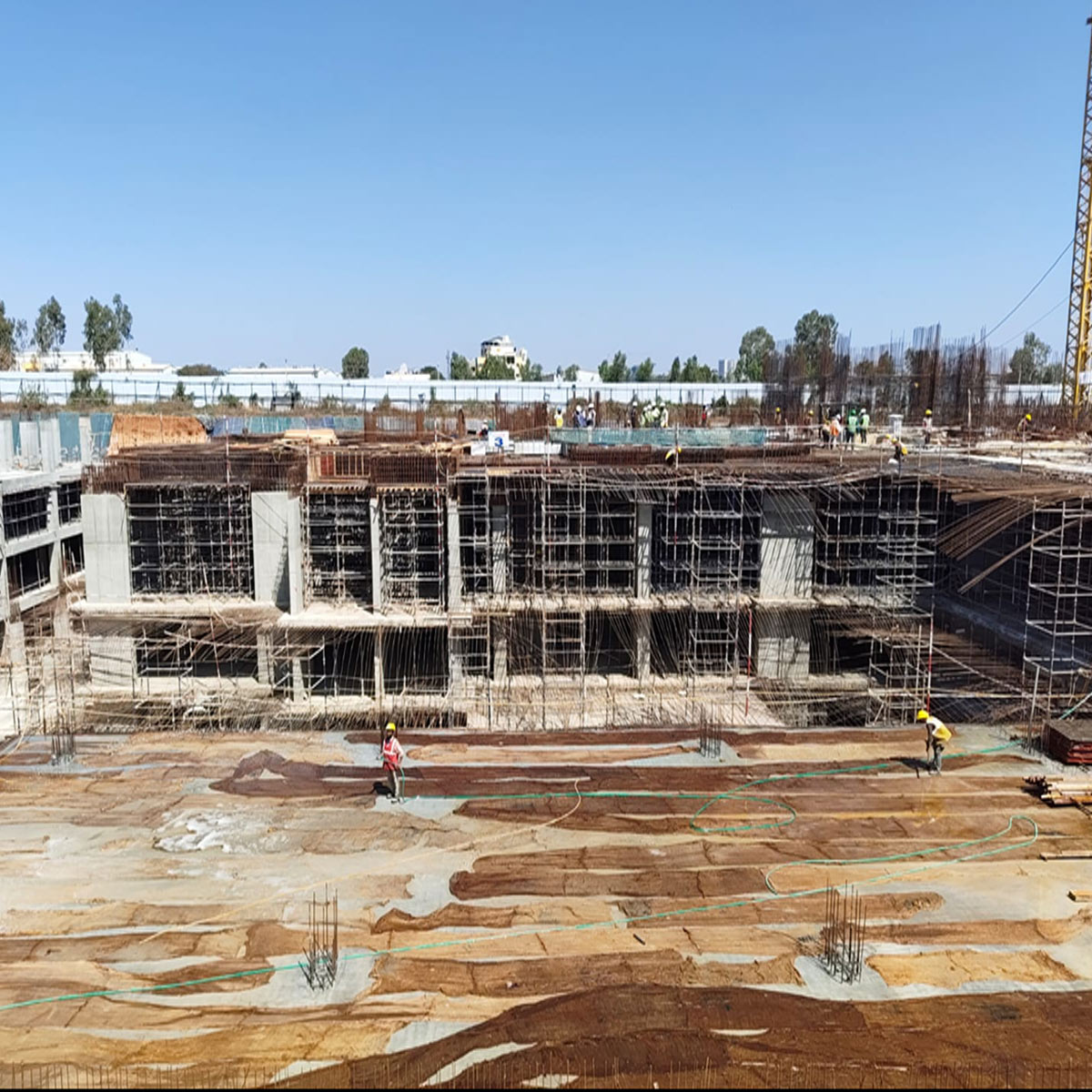 May 7, 2026Tower-Ground Floor Slab Shuttering & Rebar Works