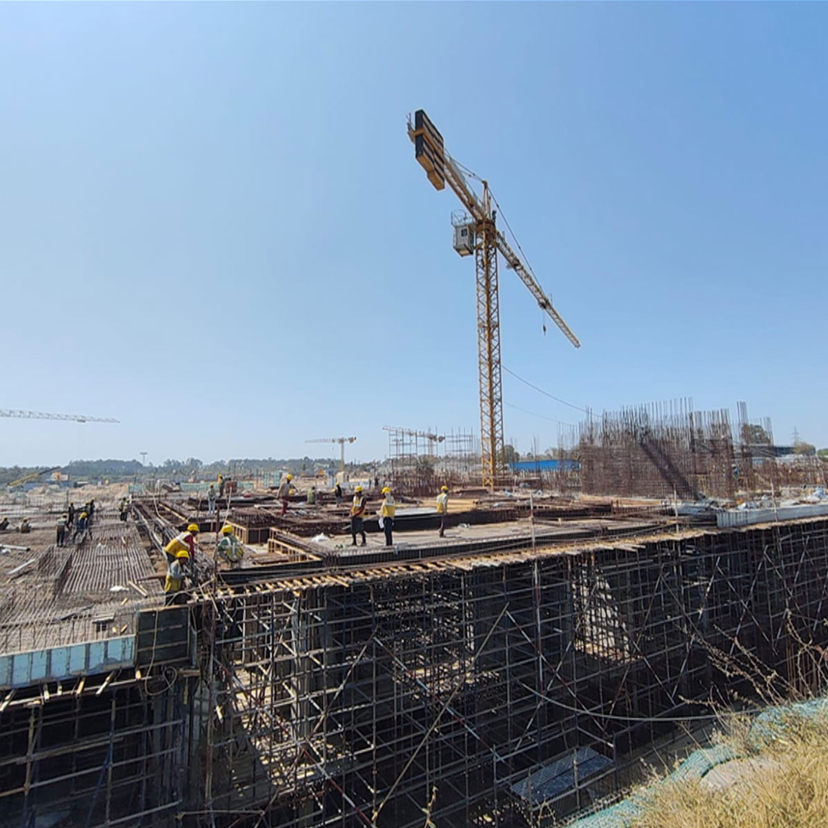 May 7, 2026Tower-4 Ground Floor Slab-Shuttering & Rebar Works