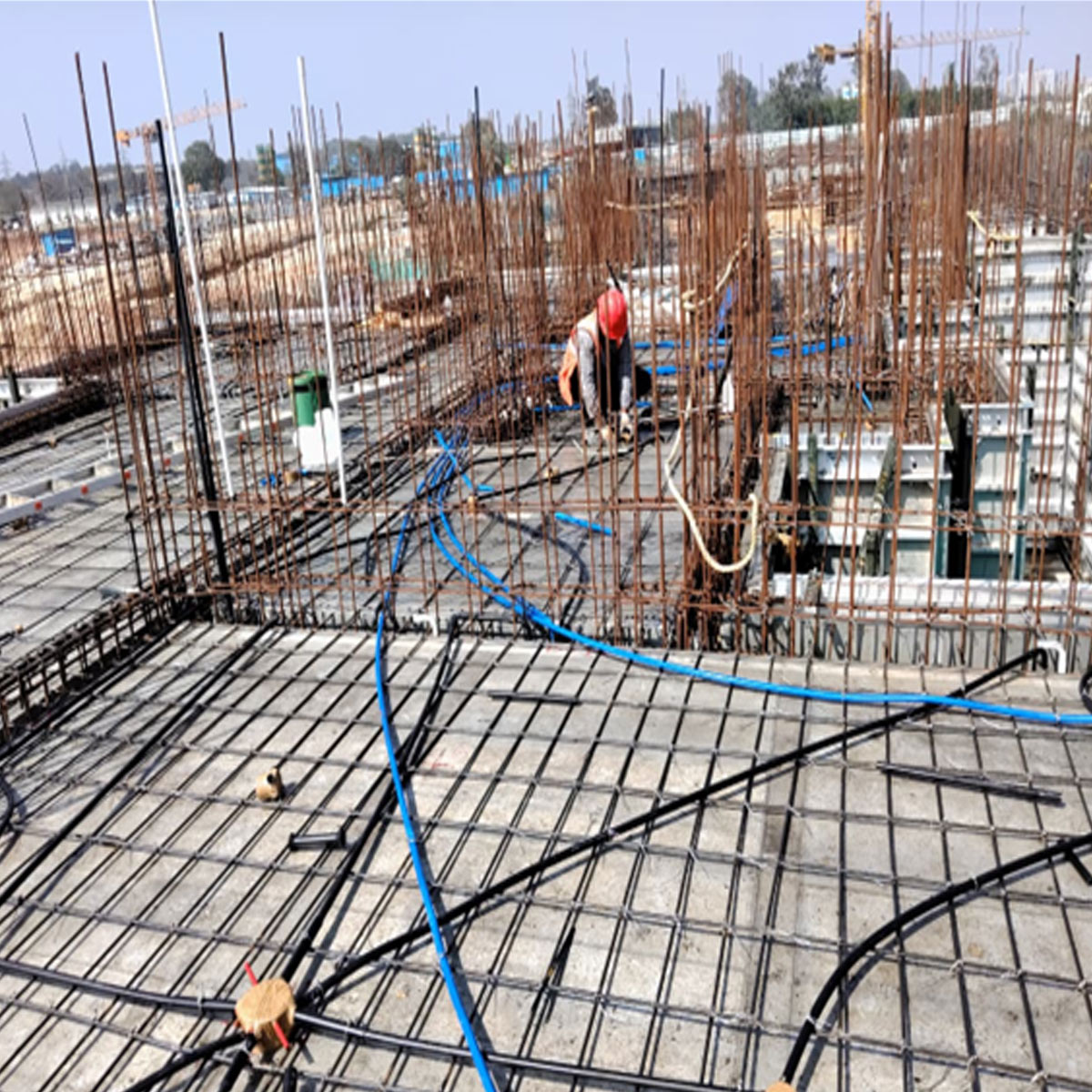 May 7, 2026Tower-6 2nd Floor Slab Conduiting Works