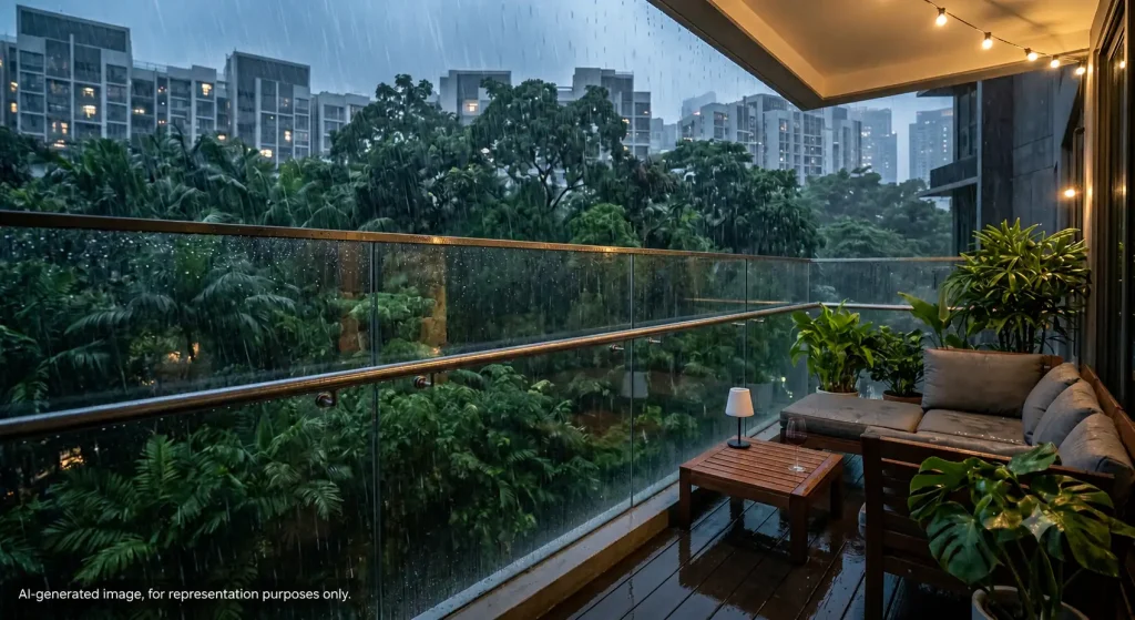 Balcony Safety & Rain Protection Tips for Heavy Rains