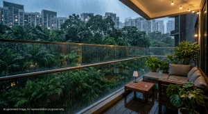 Balcony Safety & Rain Protection Tips for Heavy Rains